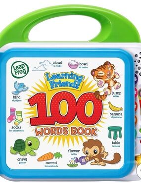 LeapFrog Learning Friends 100 Words Book - Bright Blue and Green